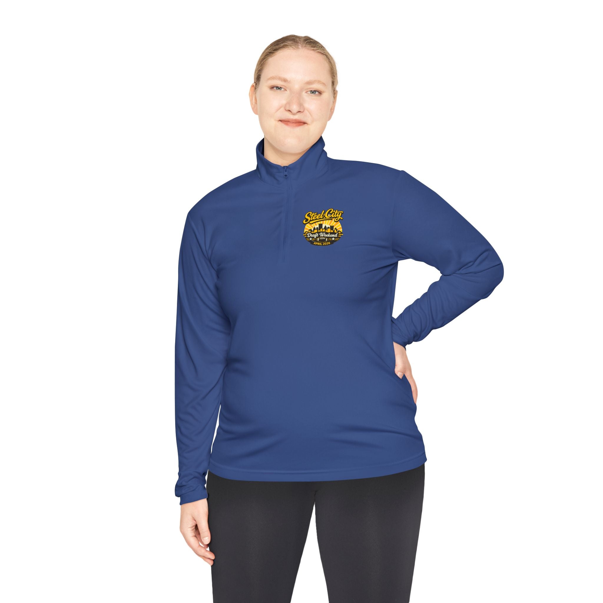 Retro Steel City NFL Draft Quarter-Zip
