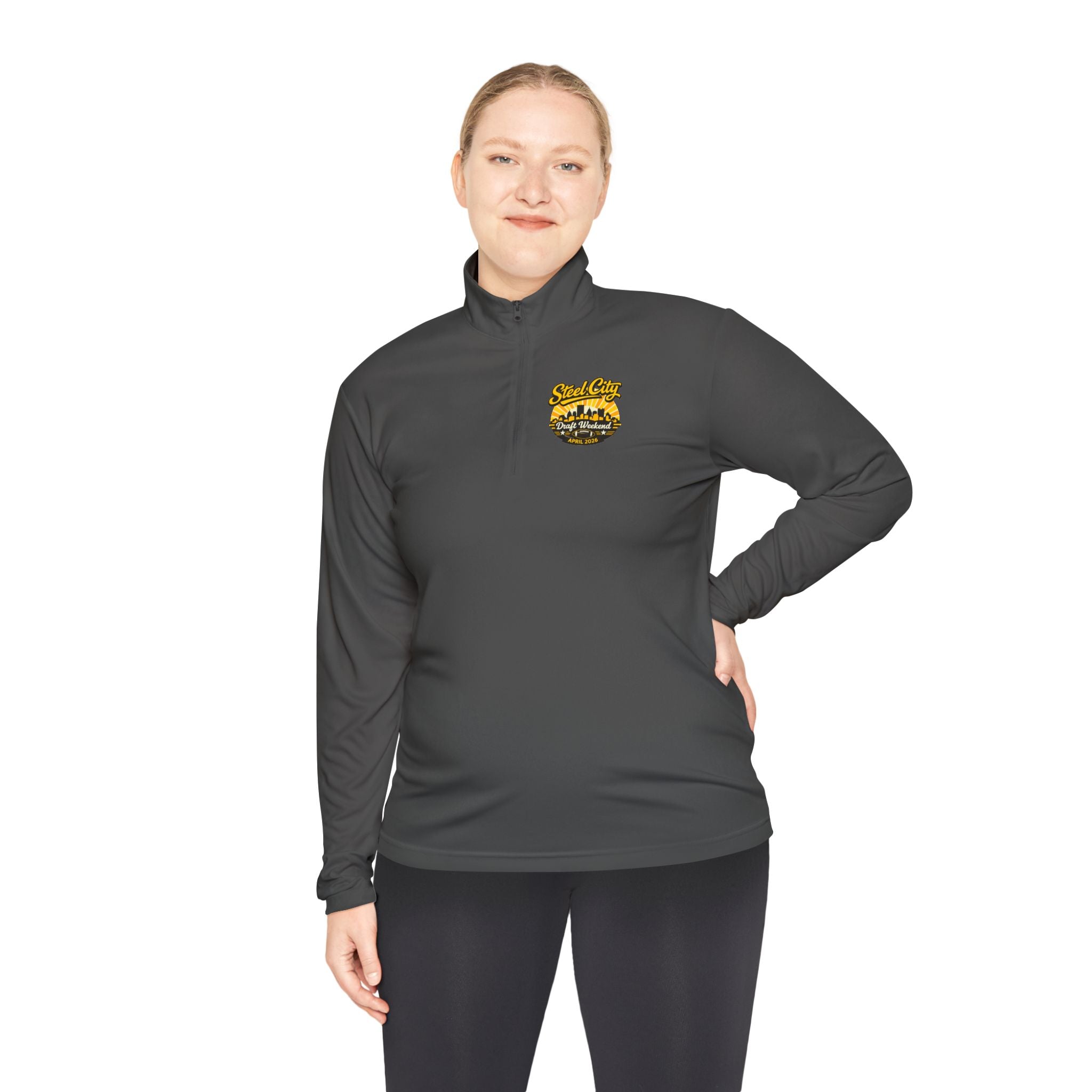 Retro Steel City NFL Draft Quarter-Zip