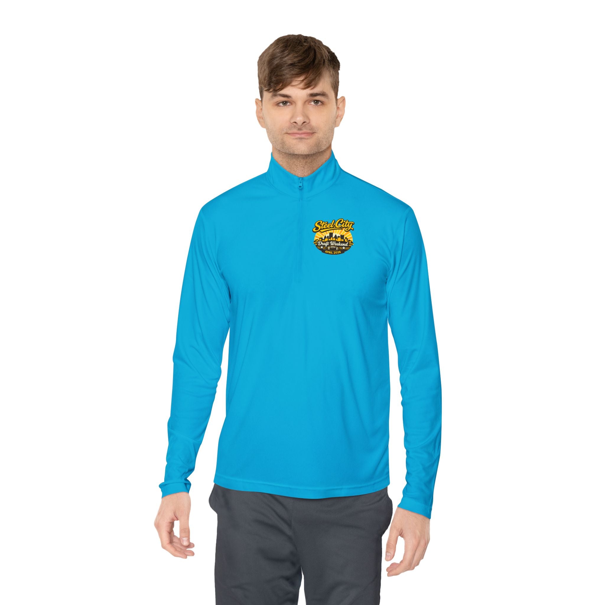 Retro Steel City NFL Draft Quarter-Zip