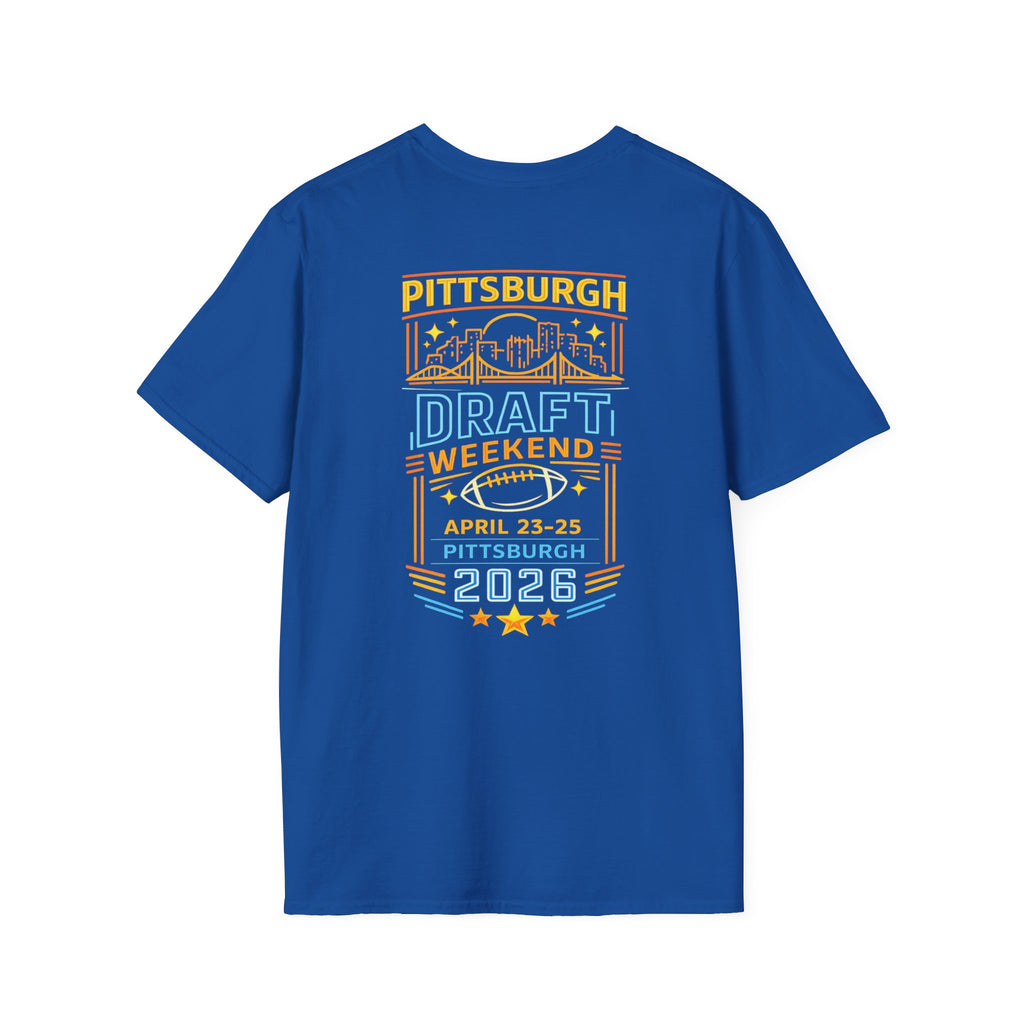 Retro Neon Pittsburgh 2026 NFL Draft Shirt