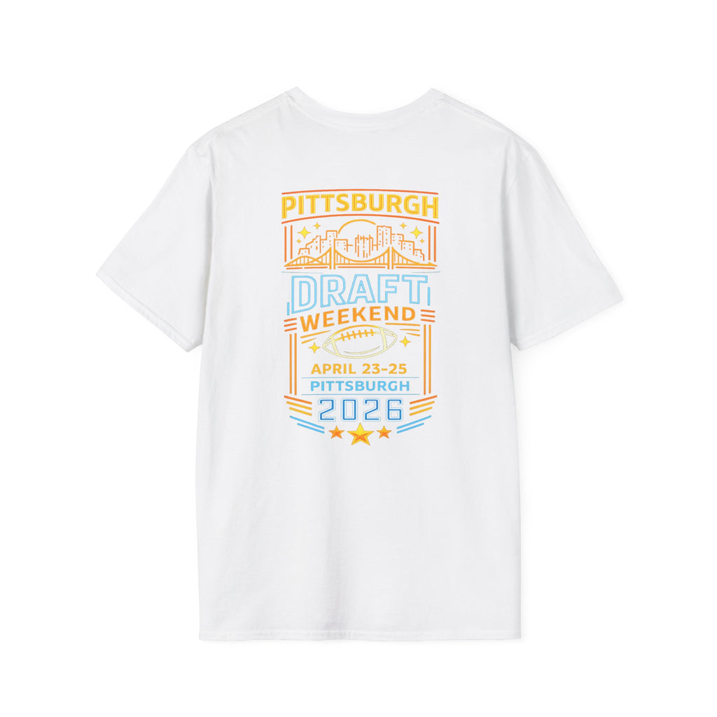 Retro Neon Pittsburgh 2026 NFL Draft Shirt