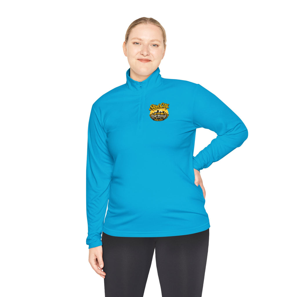 Retro Steel City NFL Draft Quarter-Zip