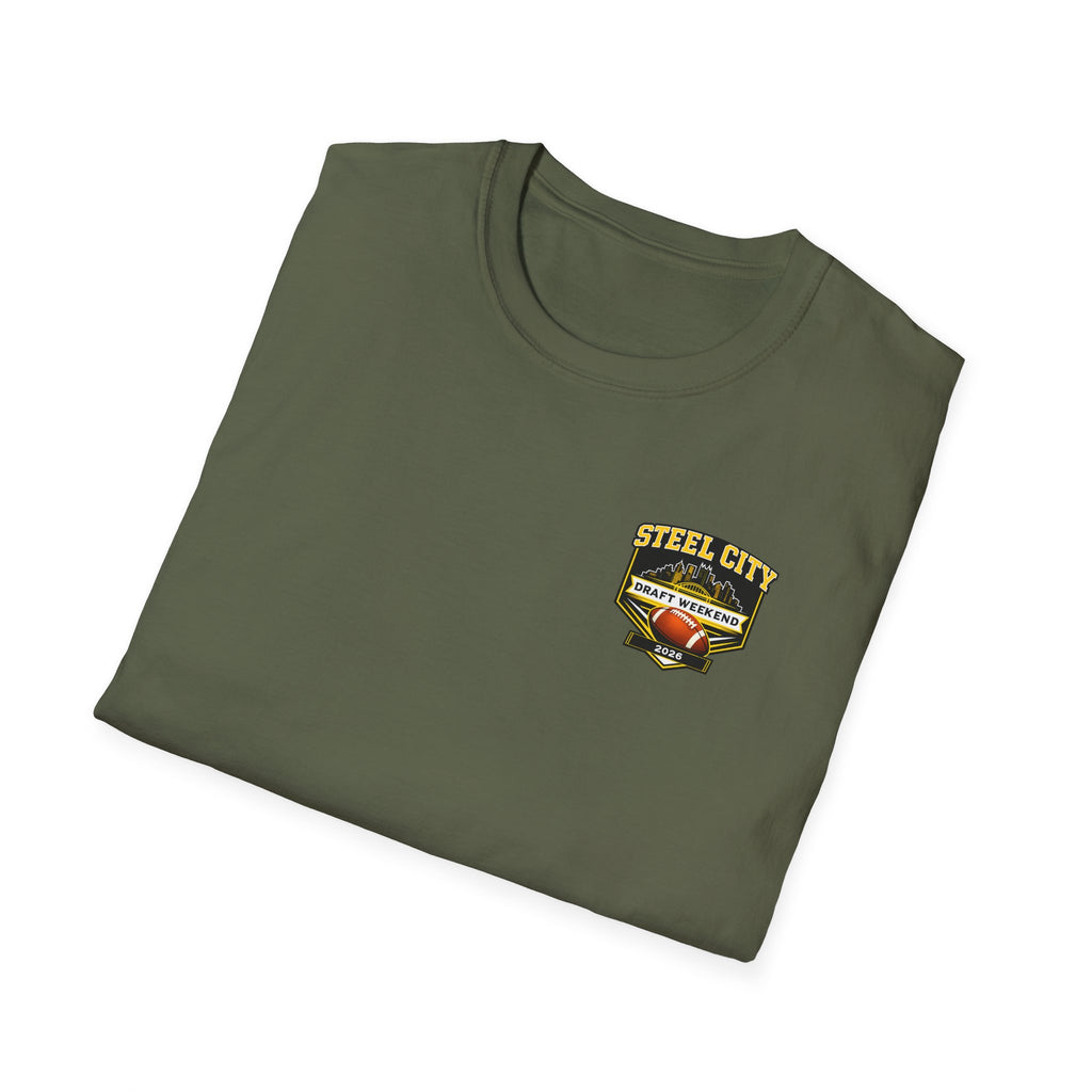 Retro Neon Pittsburgh 2026 NFL Draft Shirt