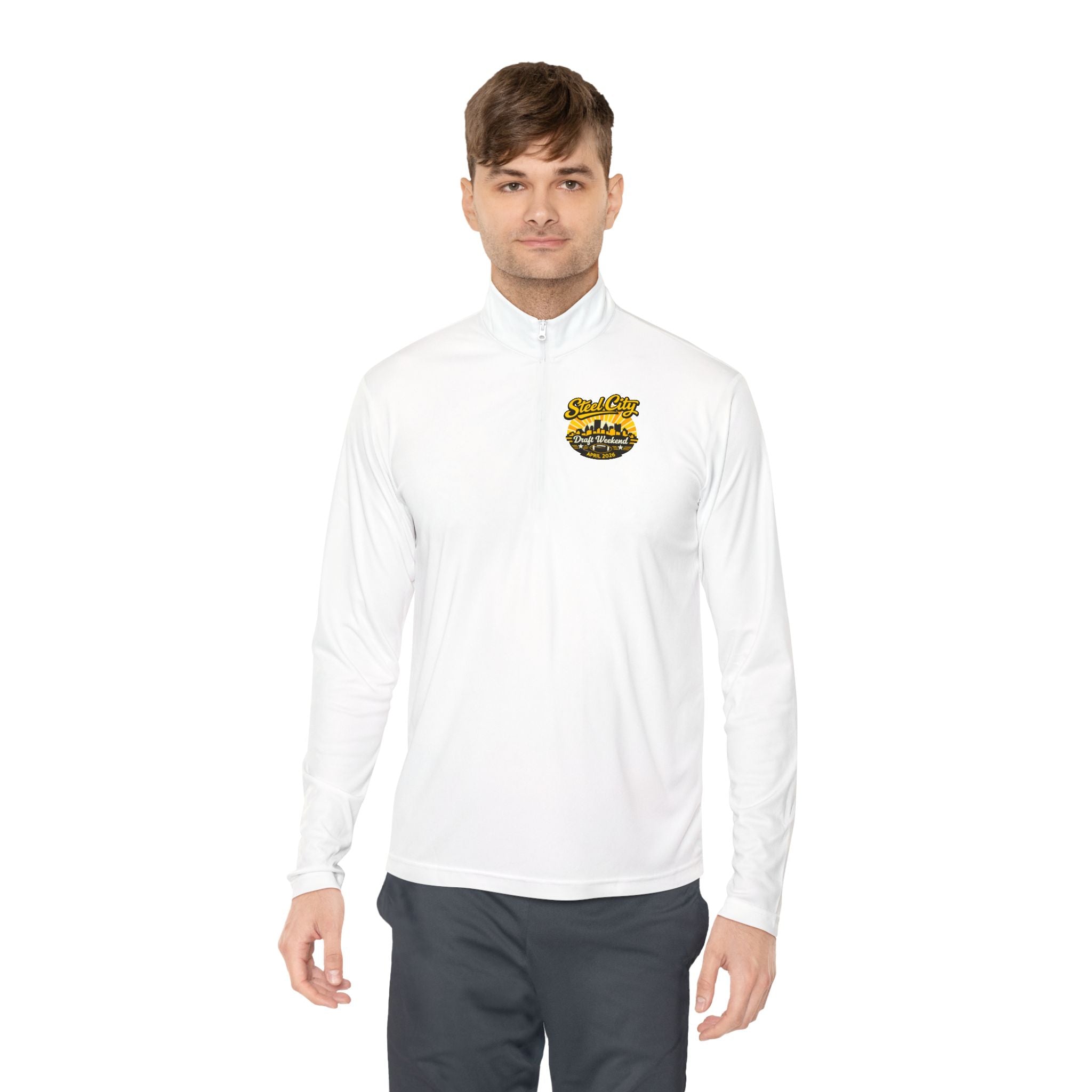 Retro Steel City NFL Draft Quarter-Zip