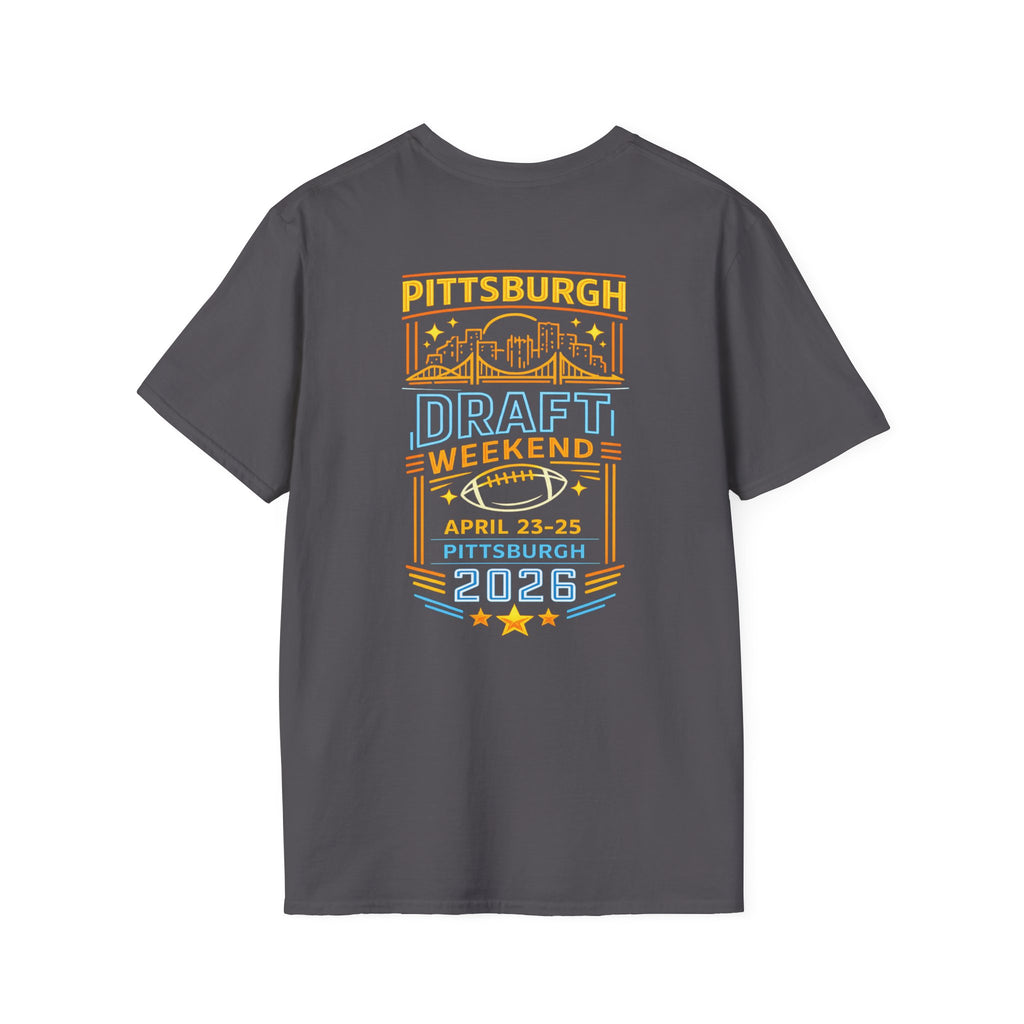 Retro Neon Pittsburgh 2026 NFL Draft Shirt