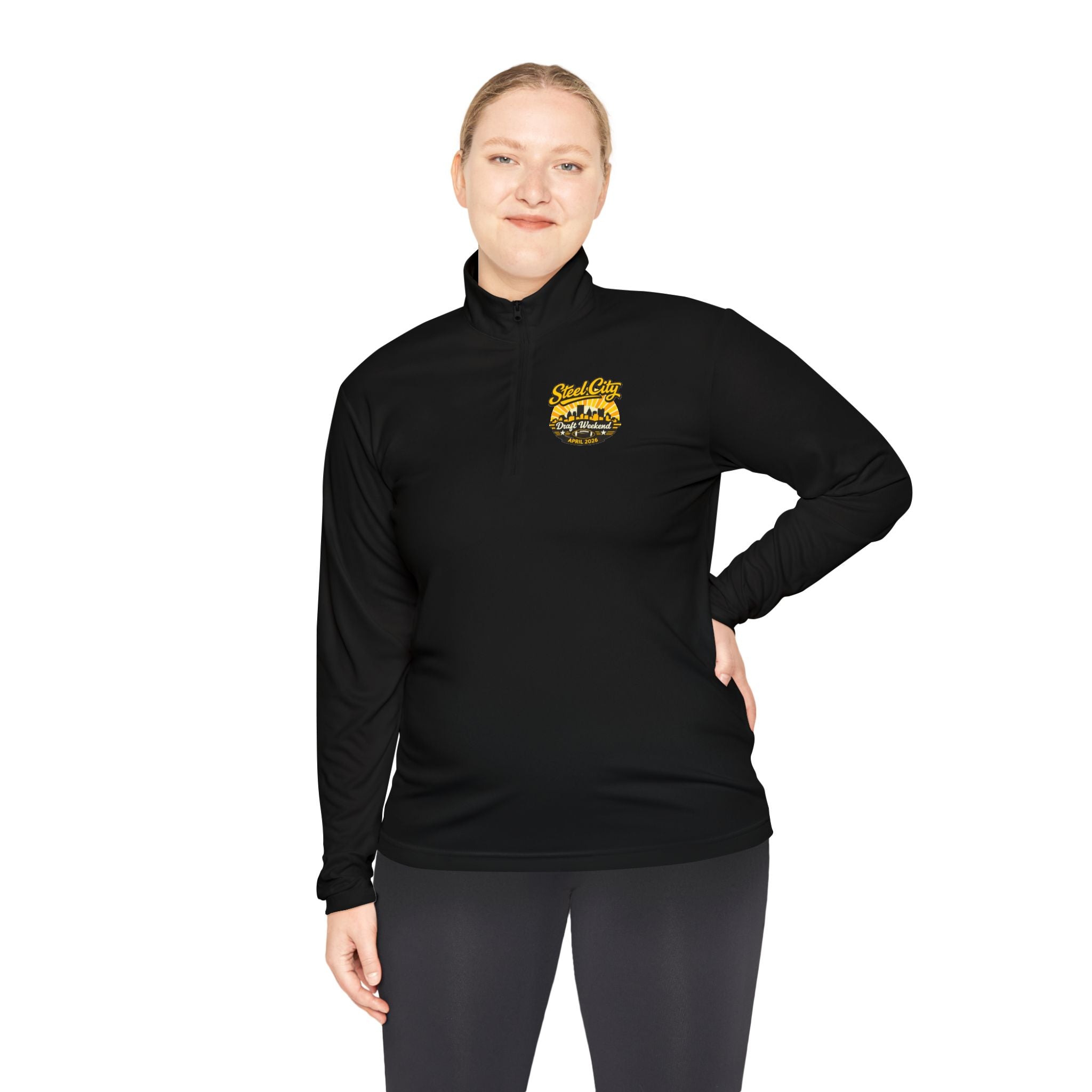 Retro Steel City NFL Draft Quarter-Zip