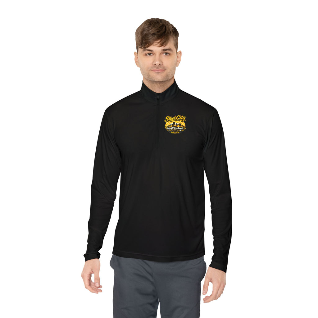 Retro Steel City NFL Draft Quarter-Zip